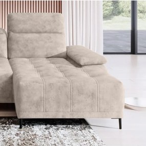 Narożnik FOCUS S Mini z elektryczną regulacją siedziska Prawostronny w tkaninie w tkaninie SALVADOR 02 WERSAL