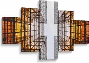 Obraz drapaczy chmur (125x70 cm)