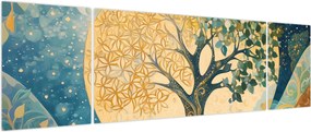 Obraz – Drzewo życia w księżycu (170x50 cm)
