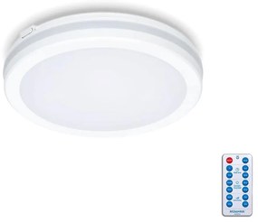 LED sufitowa lampa łazienkowa z czujnikiem LED/12W/230V pr. 20 cm biała + DO