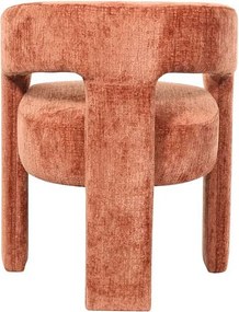 Krzesło 62x75x58 cm Brązowe Leith LET71BS