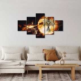 Obraz - Tajemnicze drzewo życia (125x70 cm)