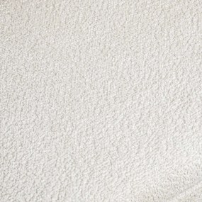 HOMCOM Ławka tapicerowana z miejscem do przechowywania kremowobiała elegancka 105x44x45 cm | Aosom PL