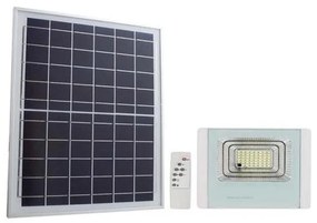 LED zewnętrzny solarny reflektor 12W/3,2V IP65 4000K + DO