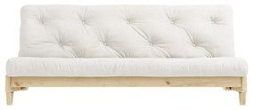 Sofa rozkładana z jasnobeżowym pokryciem Karup Design Fresh Natural