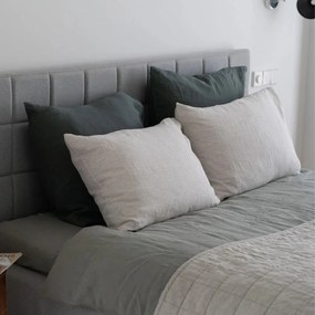 Lniana poszewka na poduszkę 50x70 cm Forest Green – Linen Tales