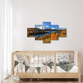 Obraz - Jesień w Alpach (125x70 cm)