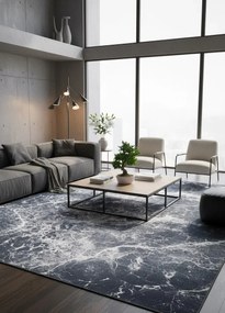 Ciemnoszary nowoczesny w marmurowy wzór H5-C54