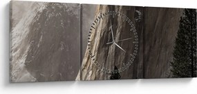 Zdjęcie z Parku Narodowego Yosemite Valley, USA (z zegarem) (90x30 cm)