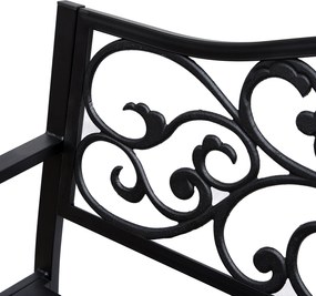 Outsunny ławka ogrodowa 3 osobowa 127 cm x 60 cm x 89 cm | Aosom.pl