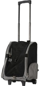 Torba na kółkach dla psów, szary