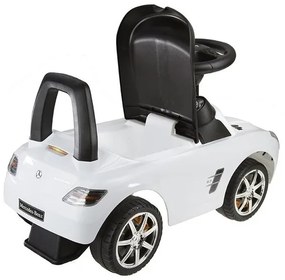 Jeździk mercedes-benz z kierownicą biały