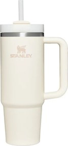 Kremowy termos ze stali nierdzewnej ze słomką 890 ml Quencher H2.O FlowState™ Tumbler Cream 2.0 – Stanley