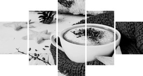 Obraz - Zimowe cappuccino (125x70 cm)