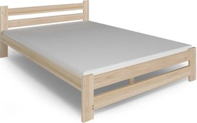 Sosnowe Podwójne Łóżko Z Materacem 140X200 K9-R04
