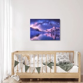Obraz na szkle - Arktyczny krajobraz (70x50 cm)