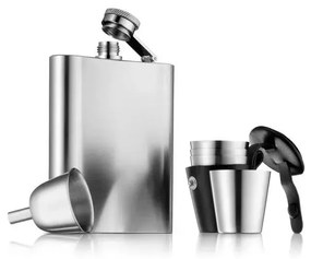 WMF - Zestaw piersiówki i kieliszków MANHATTAN 6 szt.