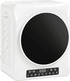 HOMCOM 1000 W kompaktowa suszarka wywiewowa z trybem Extra-suchy i ECO, ustawienia timera i temperatury, Biały | Aosom PL