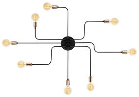 Kinkiet w czarno-brązowym kolorze Truva – Opviq lights