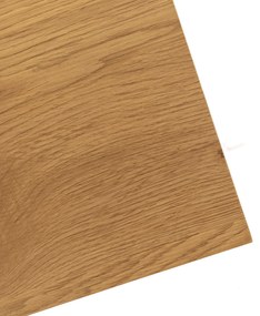 Zestaw Stolików Kawowych CARMI Dąb Złoty/Czarny do Salonu Loft