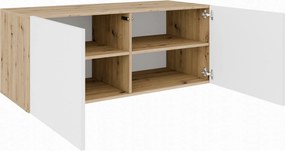 Szafka RTV wisząca MIVO 100 cm do Salonu pod Telewizor - Dąb artisan