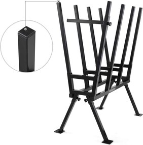 Kozioł do cięcia drewna AXEL, 77x50x105cm, czarna Gardebruk