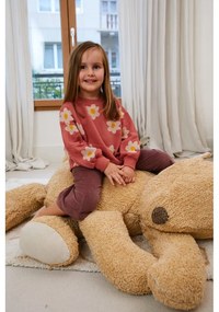 Brązowy dziecięcy worek do siedzenia Sleepy Bear – Lorena Canals