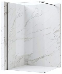 Kabina prysznicowa Walk-In Rea Flexi Transparent / Tytan 90