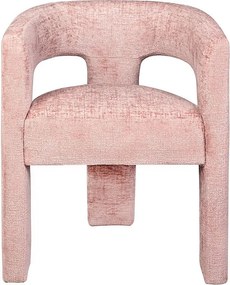 Krzesło 62x75x58 cm różowe Leith LET71P