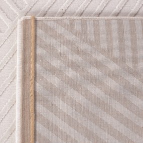 Dywan 3D nowoczesny Sahara Wstęga kremowy 280 cm x 370 cm