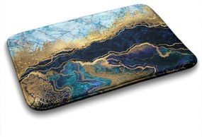 Antypoślizgowy dywanik łazienkowy Antypoślizgowy dywanik łazienkowy Niebieski Marmur