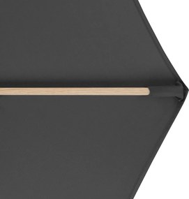 Doppler ALU WOOD parasol ogrodowy 350 cm antracyt