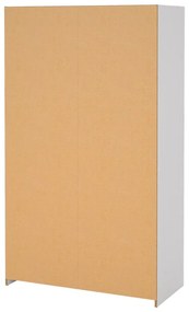 Biało-szara szafa 105x180 cm Kit – Tvilum