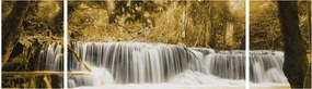 Obraz - Wodospad, vintage (170x50 cm)