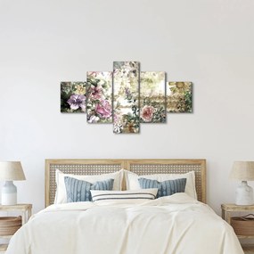 Obraz - Designerskie kwiaty (125x70 cm)