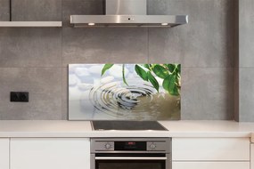 Szklany Panel Krystaliczny Plusk Wody