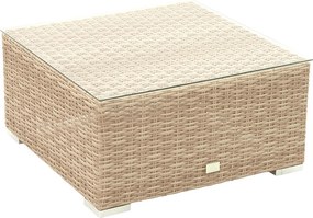 Zestaw rattanowy MALIBU dla 5 osób (cappuccino)