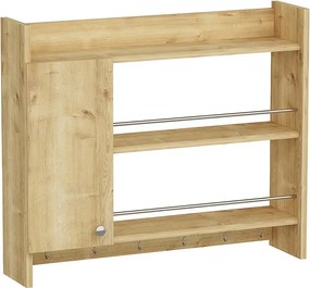 Półka kuchenna DIONYSOS - jasny naturalny kolor, 72x19,6x85