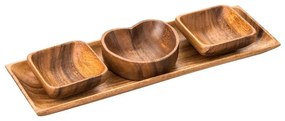 Miski do serwowania z tacą Kora – Premier Housewares