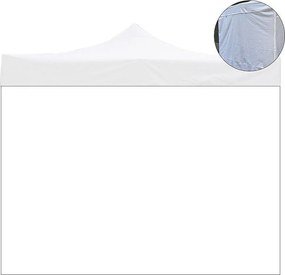 2x2m biała wodoodporna osłona boczna, zamiennik do składanej altany 2x2m