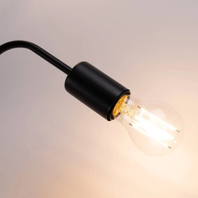Żyrandol VECTOR 4 czarny SOLLUX  LIGHTING