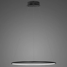 Wisząca lampa czarna ring Ledowe Okręgi No.1 In 40 cm 21W