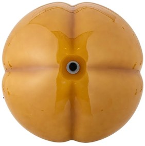 Lampa stołowa w kolorze ochry ze szklanym kloszem (wysokość 46,5 cm) Kinoko – Bloomingville