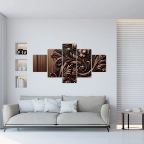 Obraz - Wzór z drewna (125x70 cm)