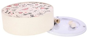 Dziecięca lampa sufitowa z tekstylnym kloszem ø 38 cm Kiddy – Candellux Lighting