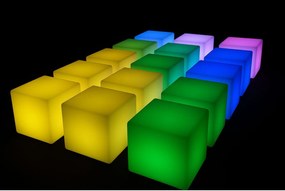 Świecąca kula LED 50 cm – 18 RGB + 12 białe