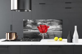 Panel Kuchenny Dzika Róża Nad Brzegiem Morza