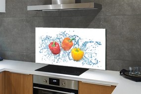 Panel nad Blat Kuchenny Kolorowe Papryki w Wodzie