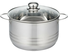 Elo 22220 Basic Garnek ze stali nierdzewnejBrillant 20 cm, 3,2 l, 3,2 l