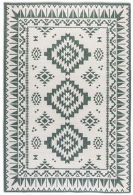 Dywan dwustronny zewnętrzny Gemini kremowo-zielony 80 cm x 150 cm